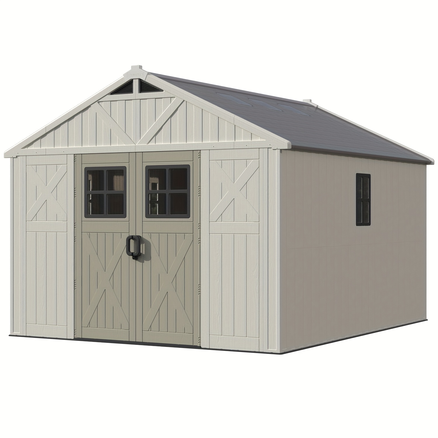 Self-developed blow-molded 10X8&10X10FT&10X12FT tool shed