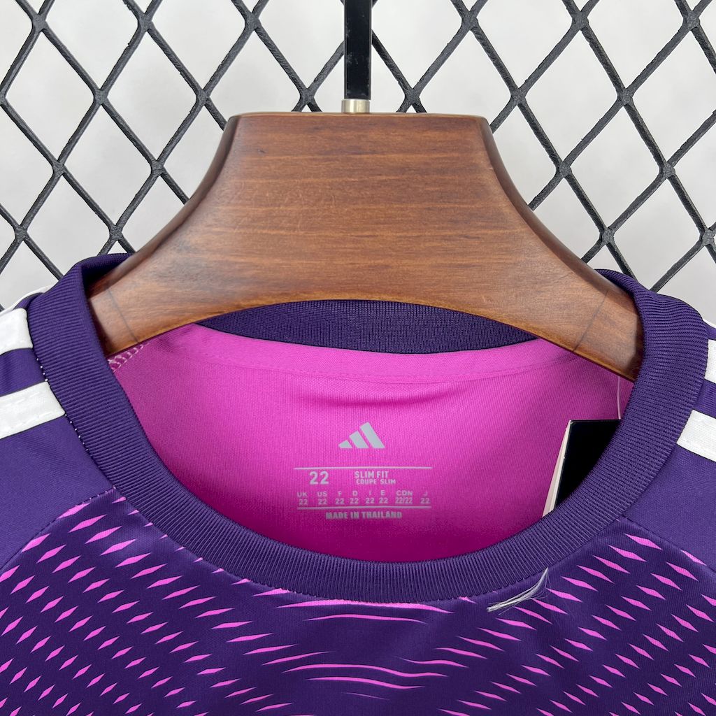 2025/2026 Real Madrid Purple Goalkeeper Football Kids Kit socks