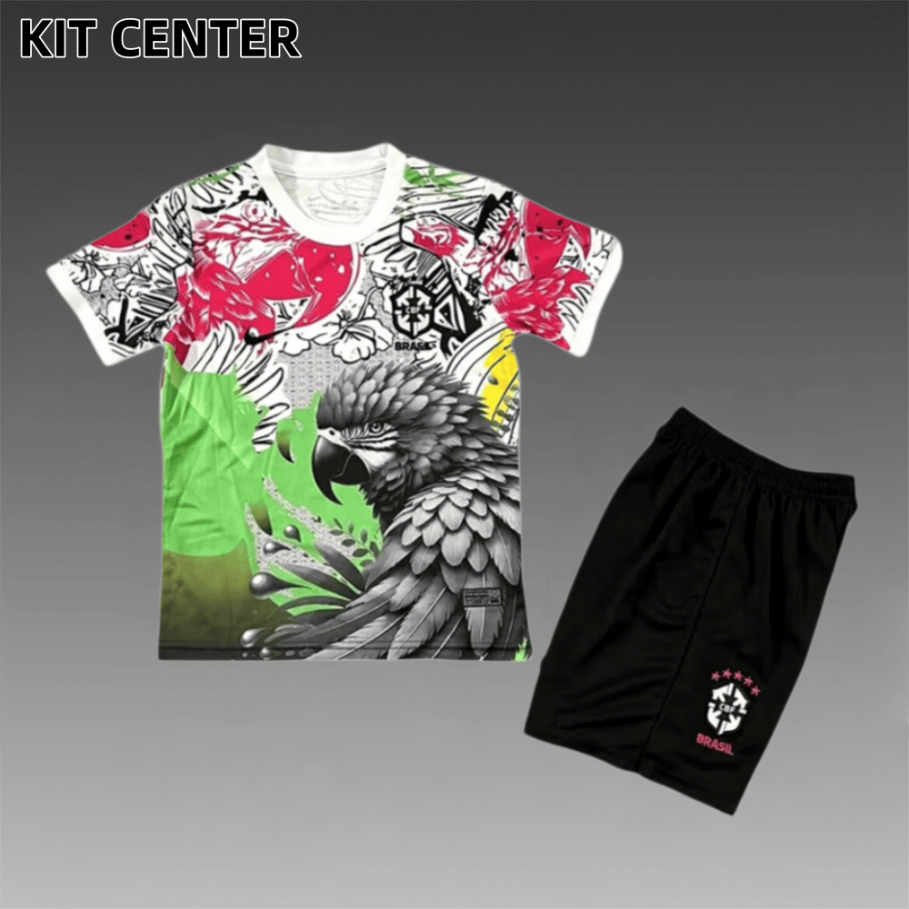 2025/2026 Brazilian Special Edition Football Shirt (Kids Kit socks ）