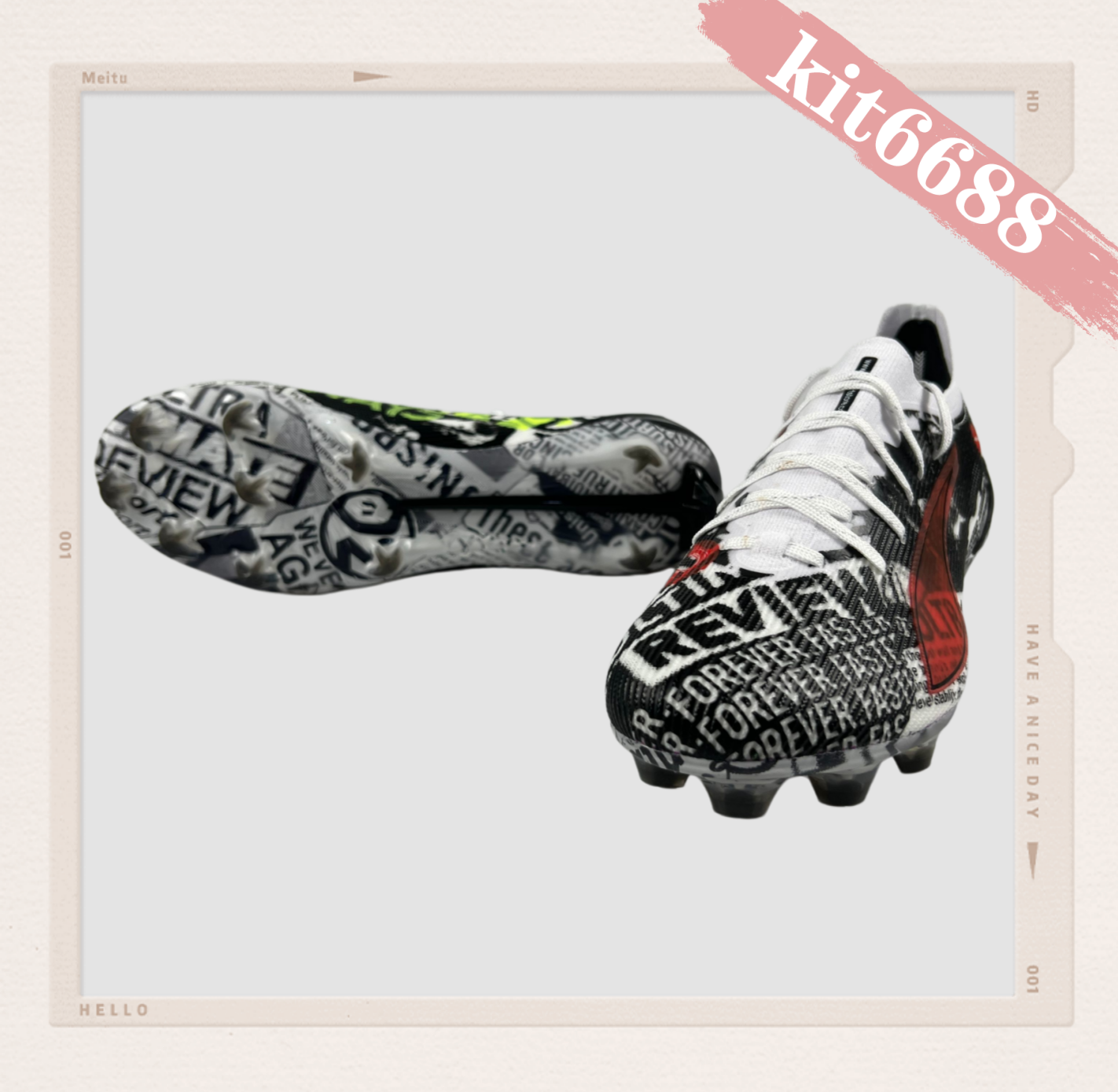 P X Unisport Ultra 5 Carbon FG Why Always Unisport - P WhiteP BlackP Red LIMITED EDITION