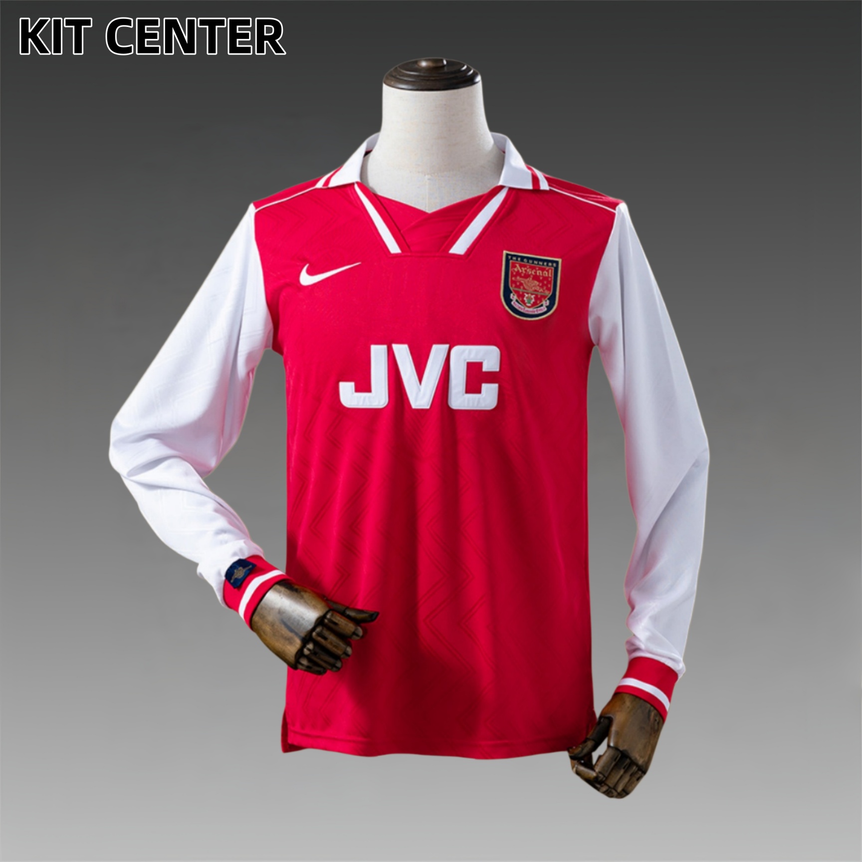 96/97 Arsenal Home  Retro Long Sleeve Football Shirt