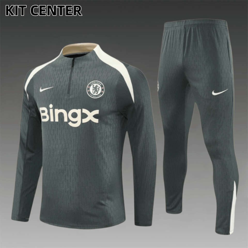 25/26 Chelsea Half Pull Training Suit (Adult and Children's Set)
