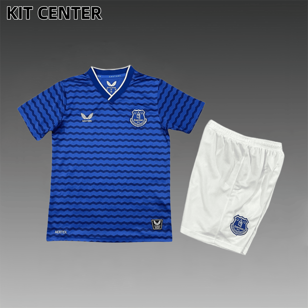 2025/2026 Everton Home Football Shirt (Kids Kit socks)