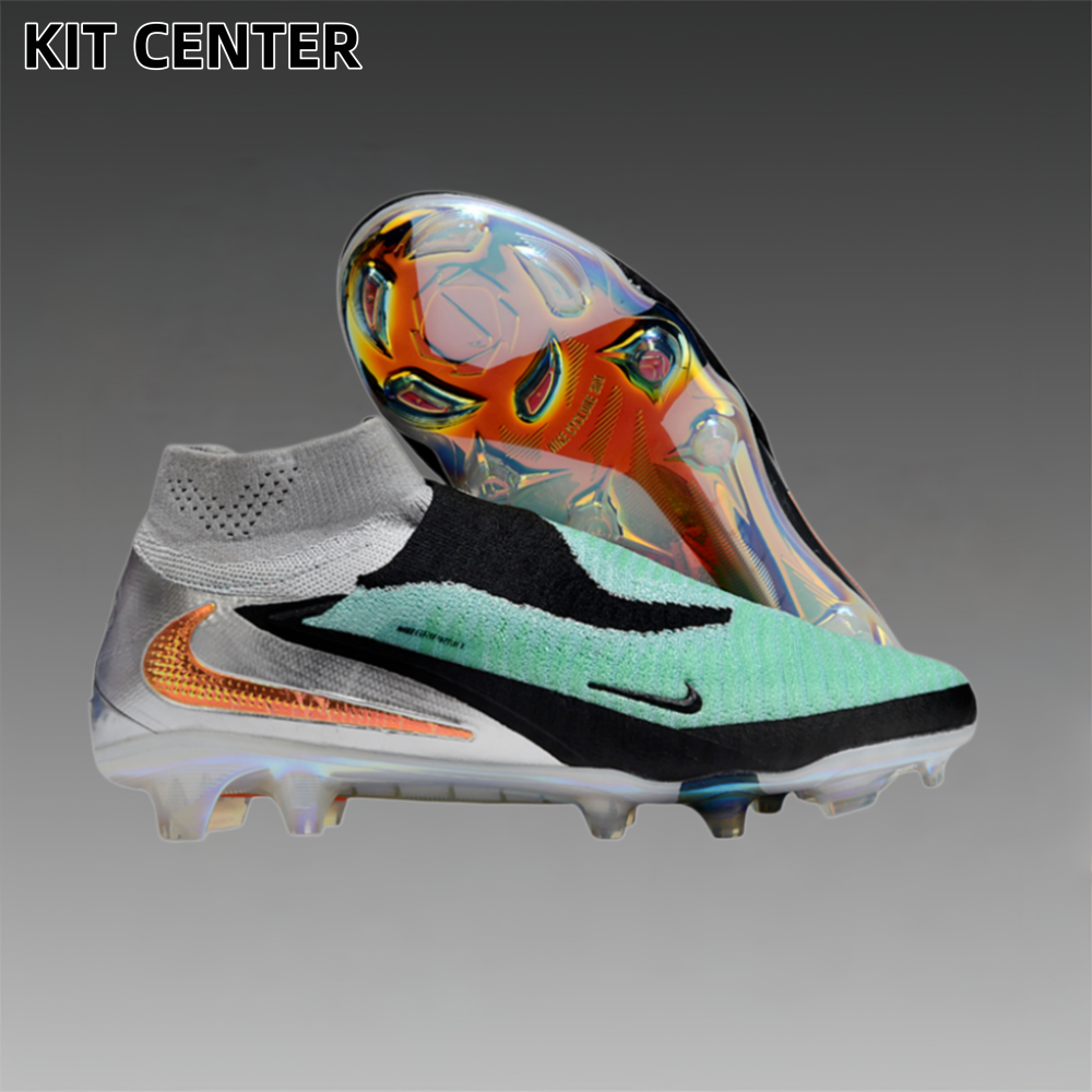 N Phantom 6 Elite High Cut FG - Turquoise/Chrome/Black LIMITED EDITION
