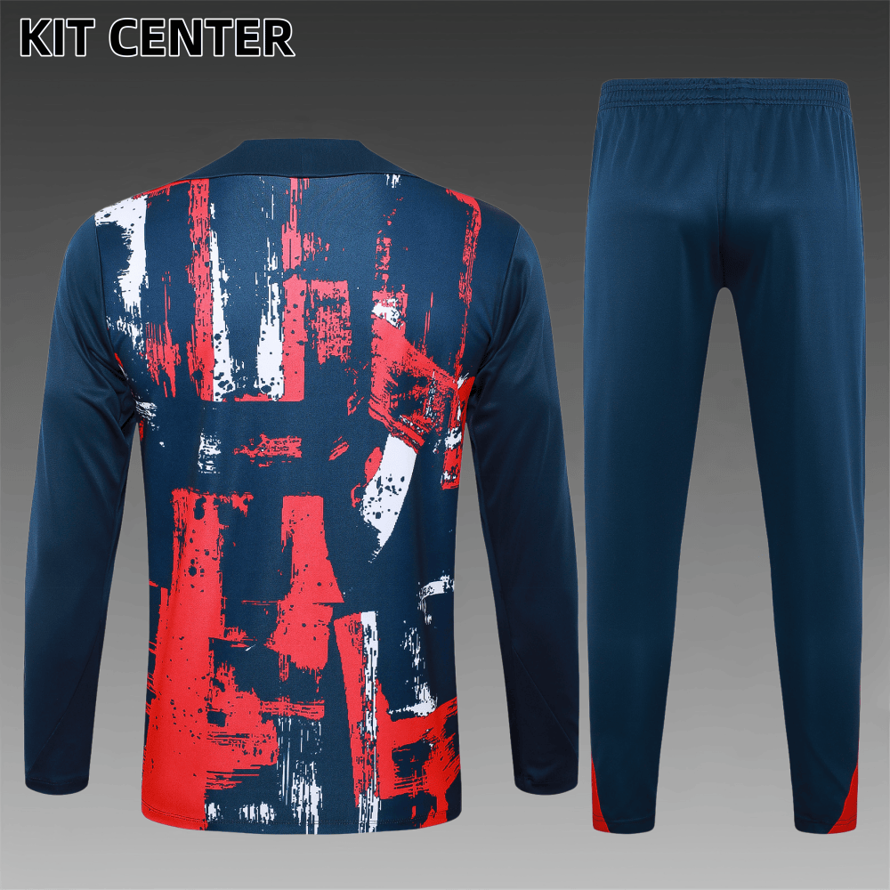 24/25 Paris Saint-Germain Half-Zip Tracksuit (Adult Kit)