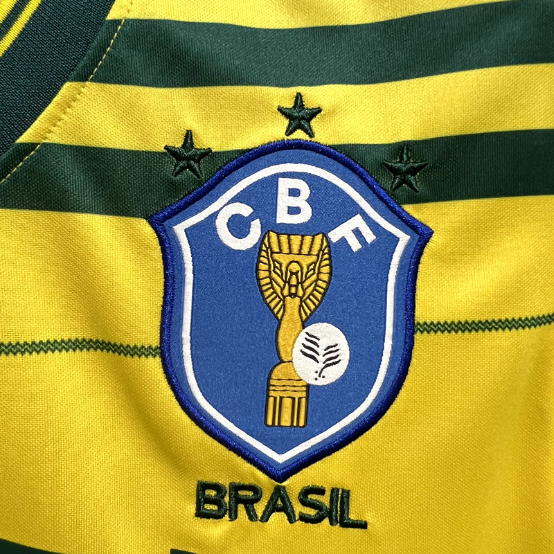 1984 Brazil Home Retro Football Shirt