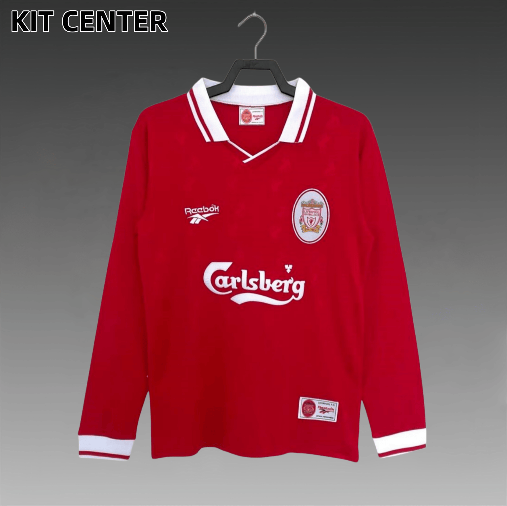 96/97 Liverpool home Retro long sleeves Football Shirt