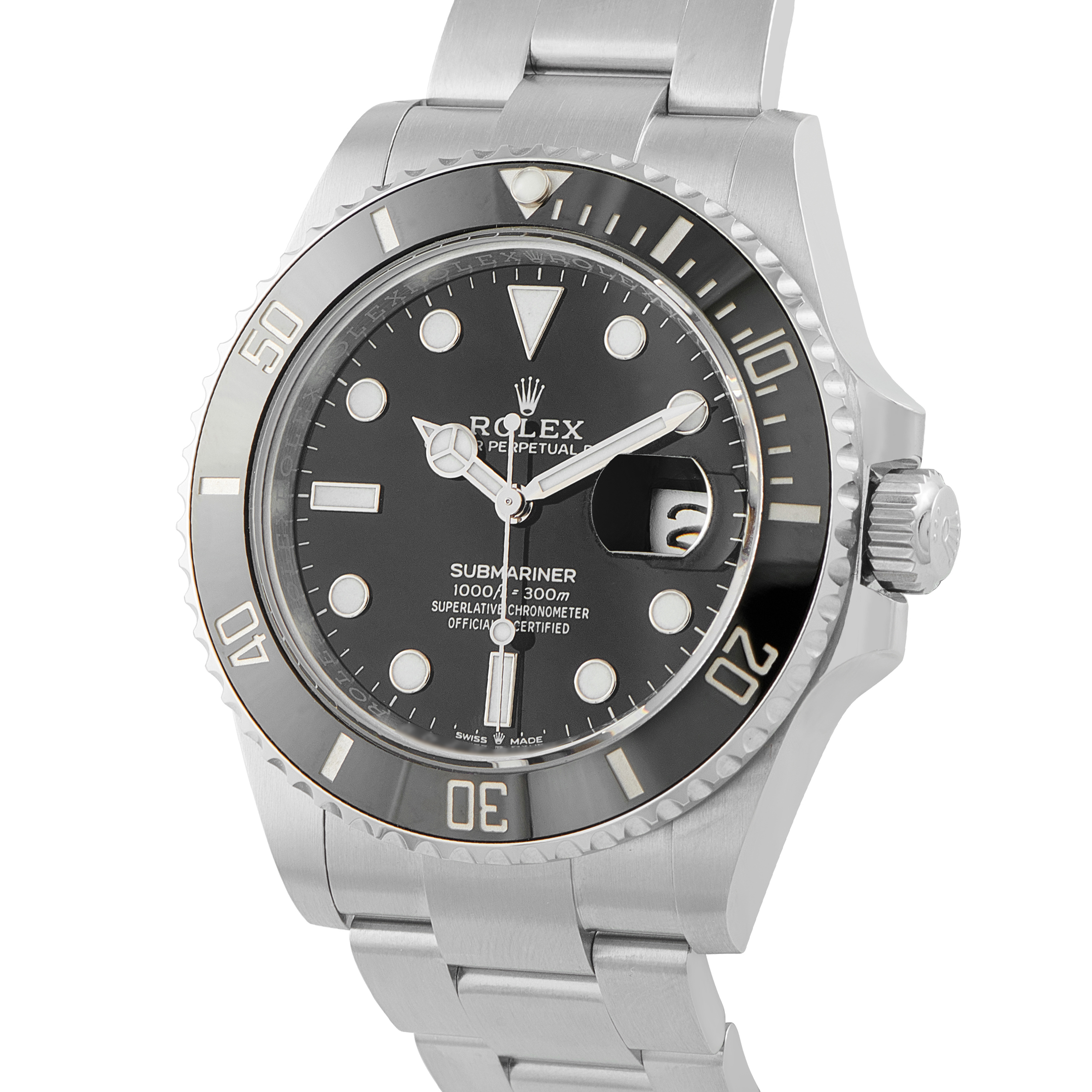 RolexSubmariner Date Black Dial Steel Watch 126610LN