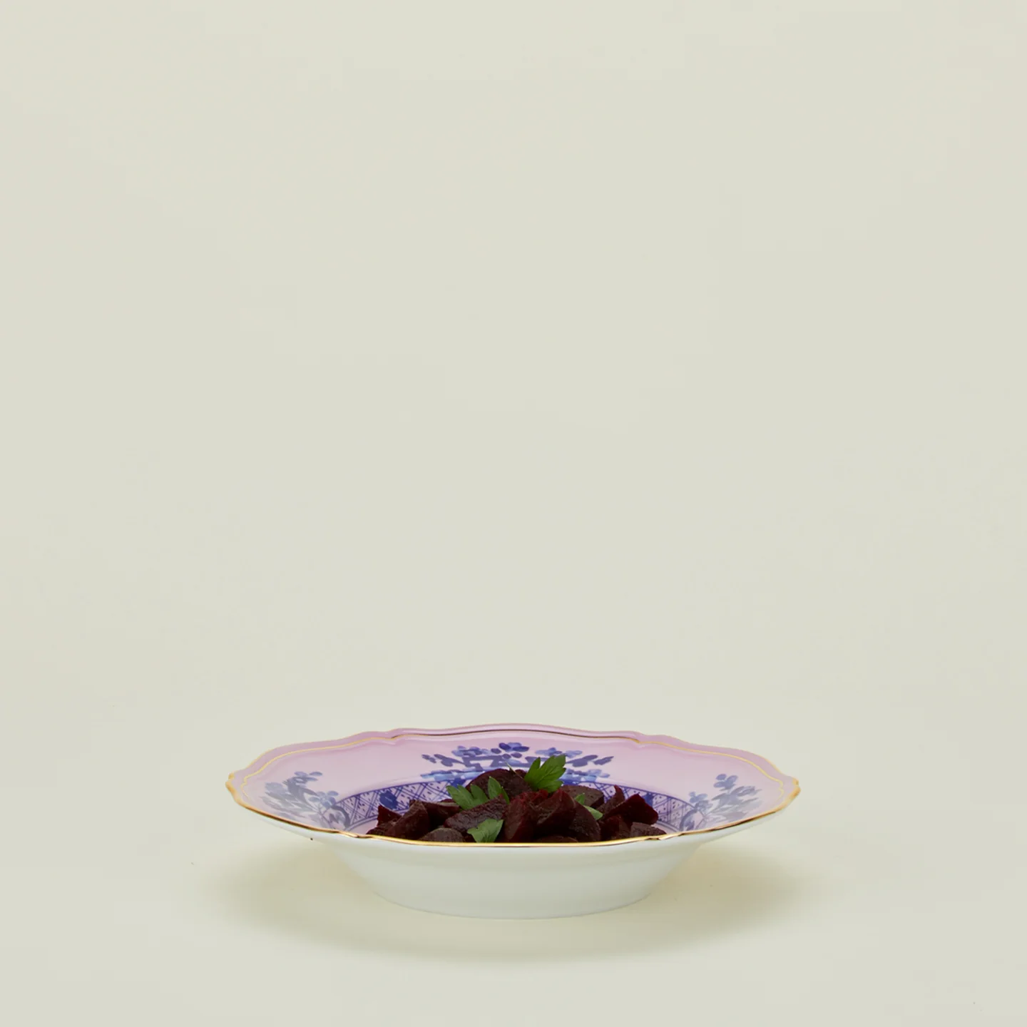 Oriente Italiano Soup Plate - Azalea
