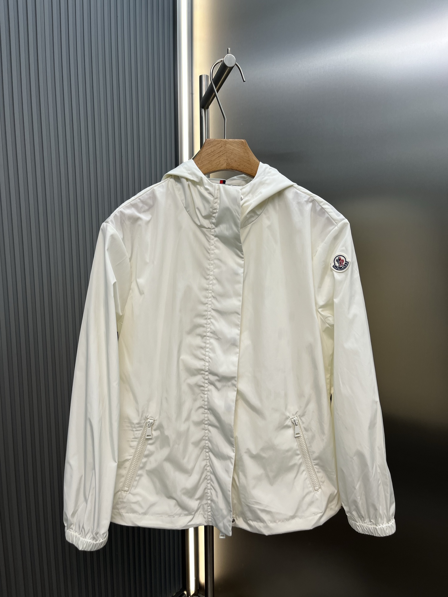 Moncler 2026 Spring Autumn Women's Jackets Polyester Hooded Zipper Tassel Casual Slim Woman's Coats MKDFWJ26002