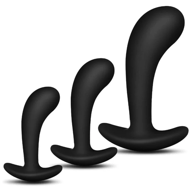 Finger - Silicone Anal Plug Set - Prostate Sex Toy