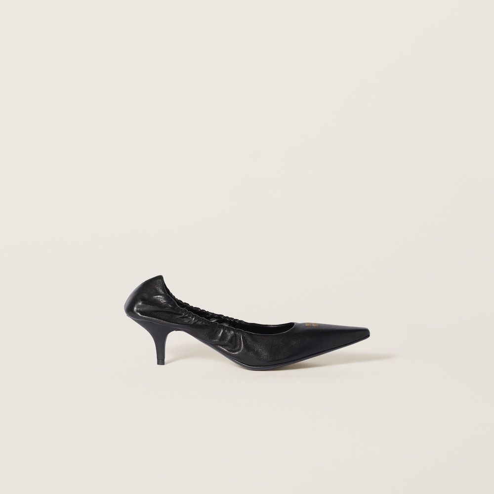 Nappa leather pumps