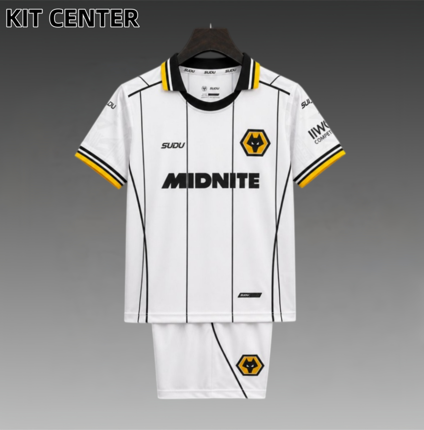 2026/2027 Wolves Away Football Shirt (Kids suit socks)