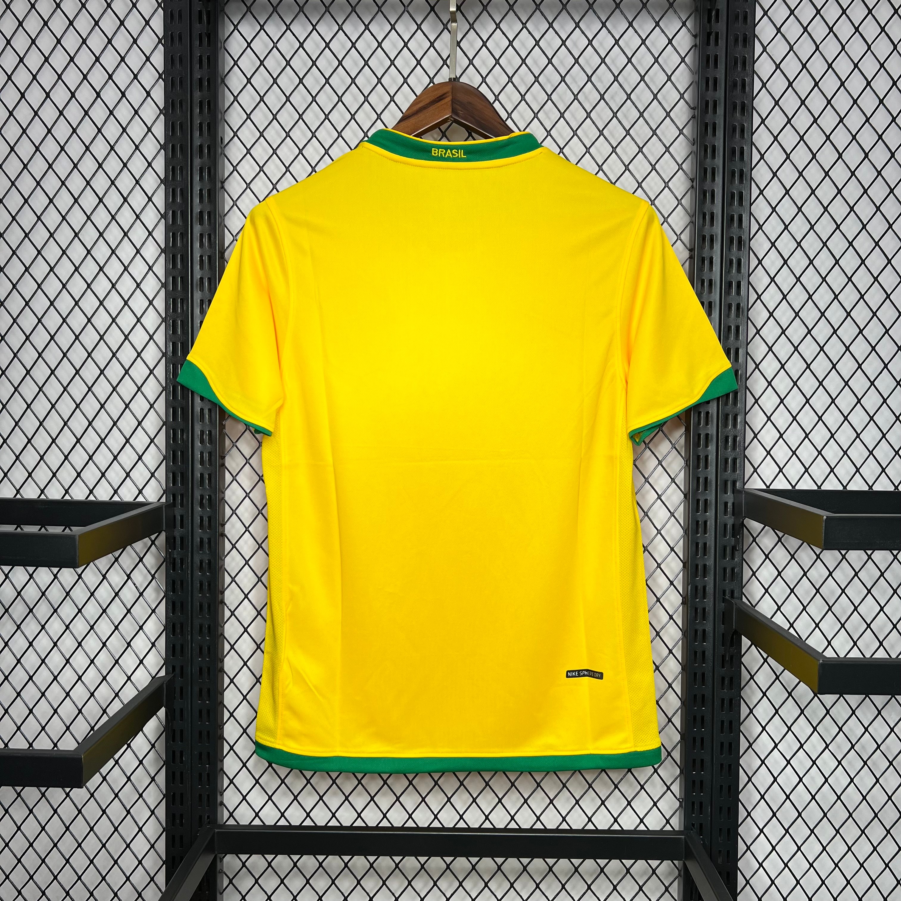 2006 Brazil Home Retro Football Shirt