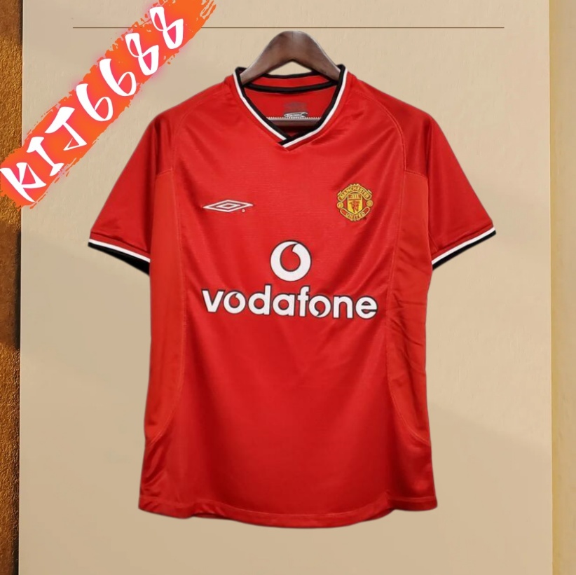 00/01 Manchester United home retro football jersey