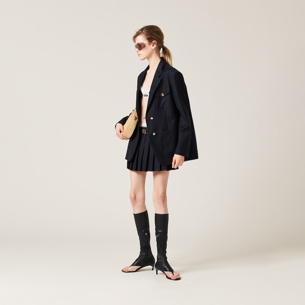 Single-breasted batavia jacket