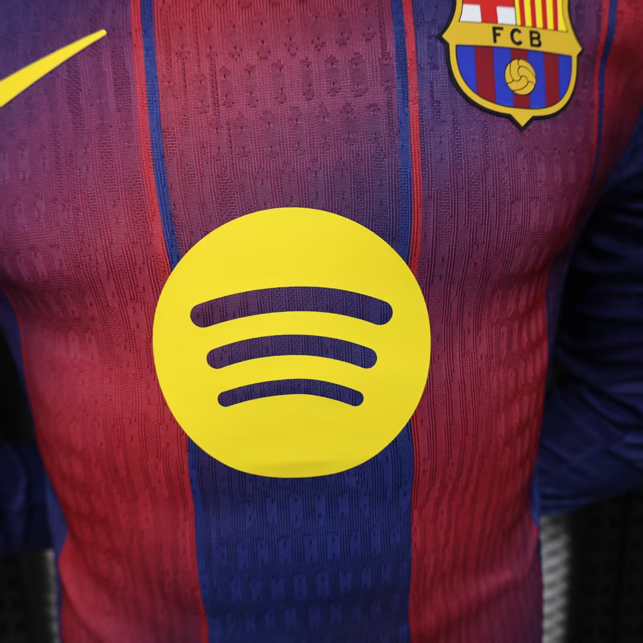 2025/2026 Barcelona Home Long Sleeve Football Jersey（Player）