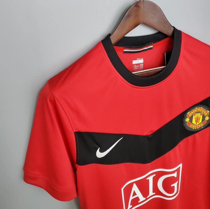 90/10 Manchester United home retro football jersey
