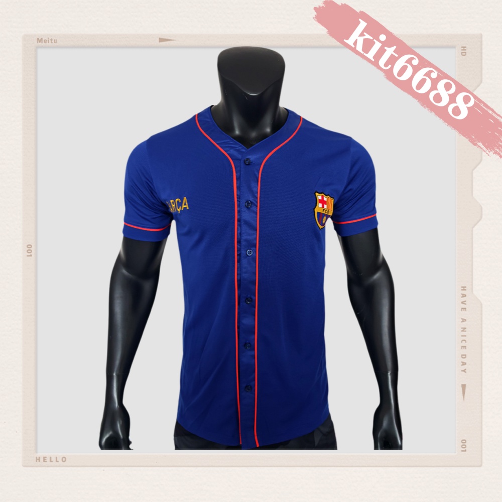 2025/2026 Barcelona Casual Baseball Style Football Shirt (Fan Edition)