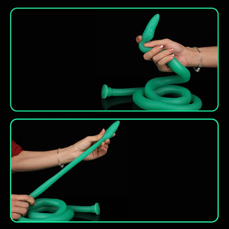 Boa - 47 Inch Extra Long Butt Plug - Deep Anal Toy - Flexible Anal Trainer