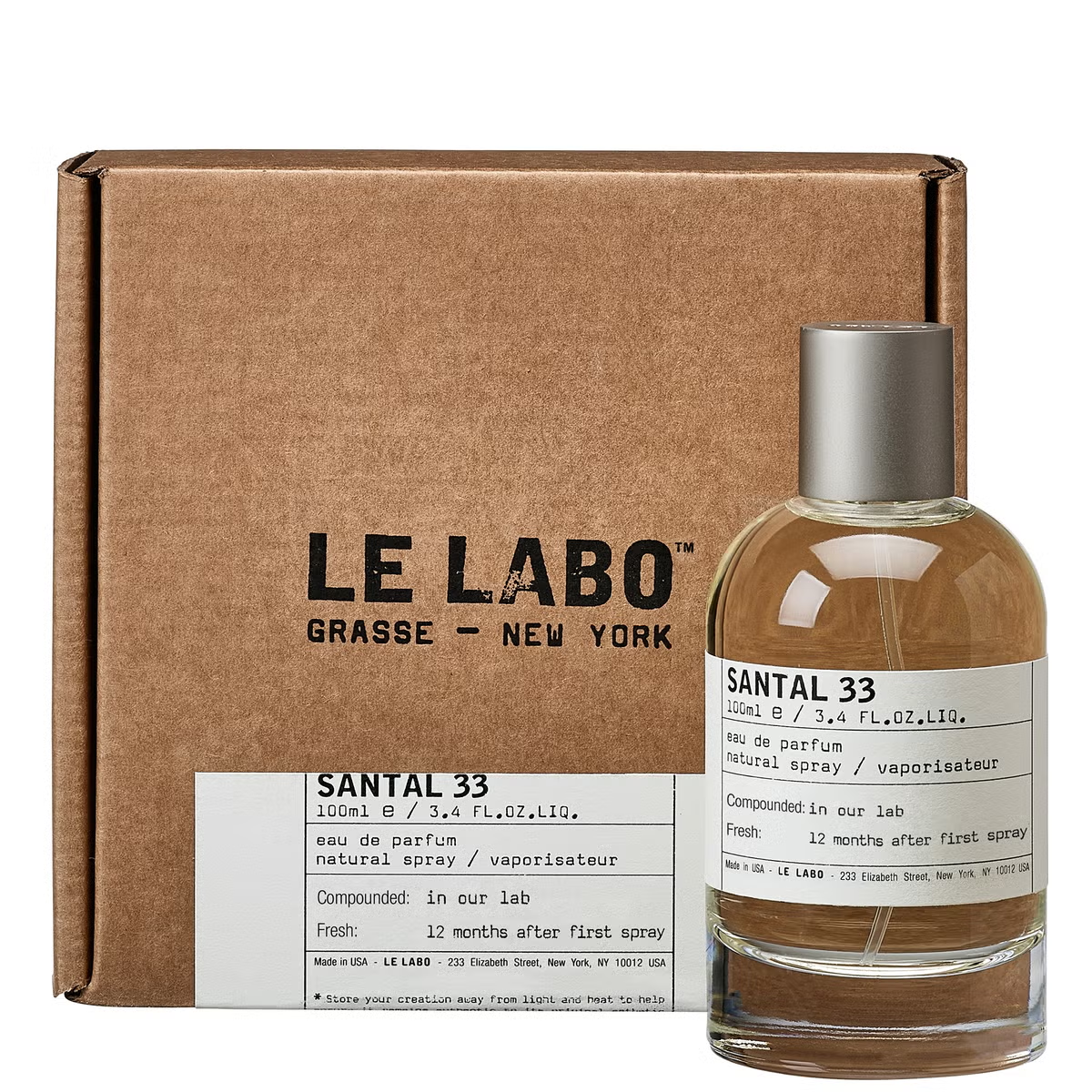 Le Labo Santal 33 Eau De Parfum 100ml