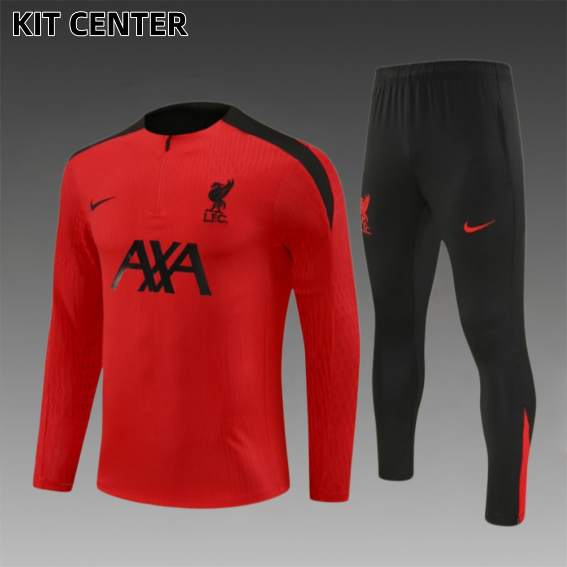 24/25 Liverpool red Half Zip Training Kit (Adult Kids Kit)