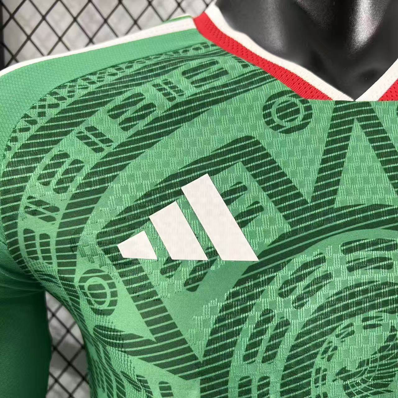 2025/2026 Mexico Home Long sleeves Football Shirt （Player Edition）