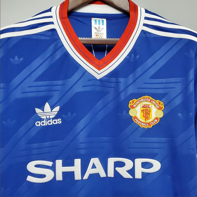 86/88 Manchester United Third Away retro football jersey