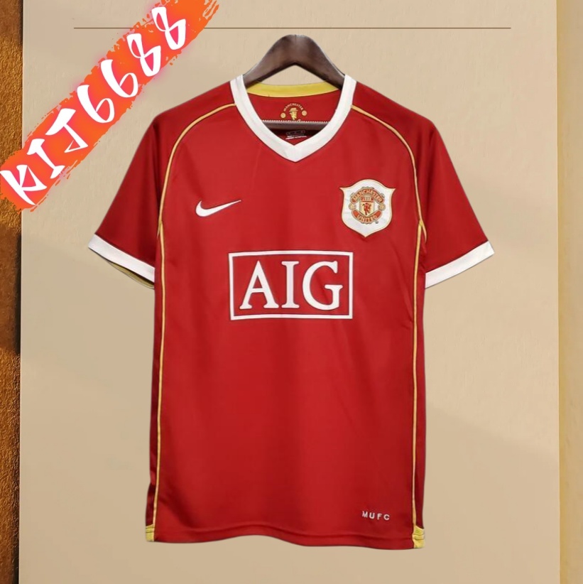 06/07 Manchester United home retro football jersey