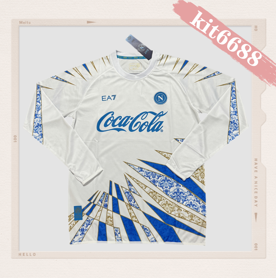 2026/2027 Napoli Pre-match Training Long-sleeved Football Shirt (Fan)