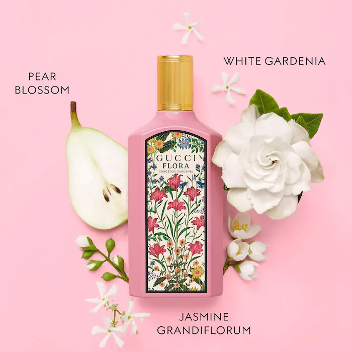 Gucci Flora Gorgeous Gardenia Jasmine Magnolia Orchid  Eau De Parfum 100ml