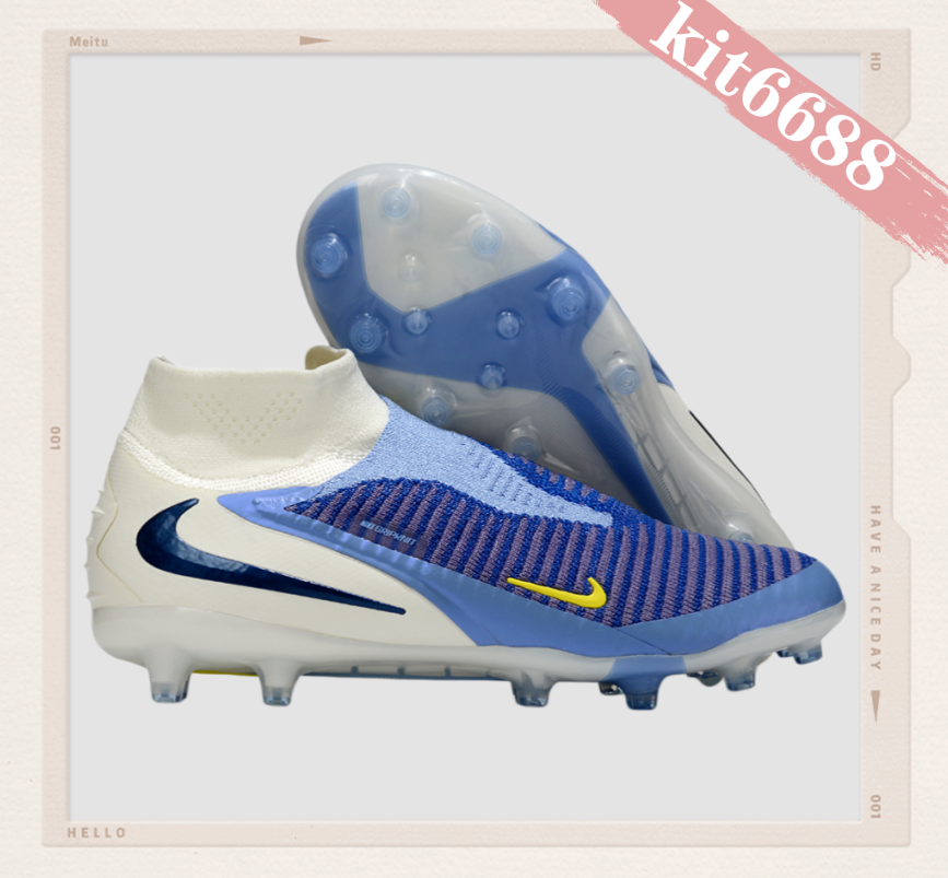 N Phantom 6 Elite High Cut FG Fear Nothing - Racer Blue/Dark Obsidian