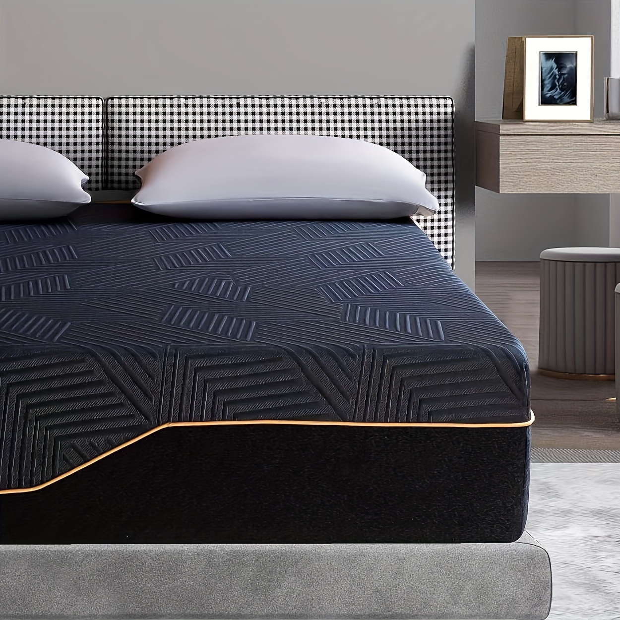 14inch Memory foam mattress, cooling gel mattress in a box, medium firmness therapeutic mattress, available in black, full size, queen size, and king size