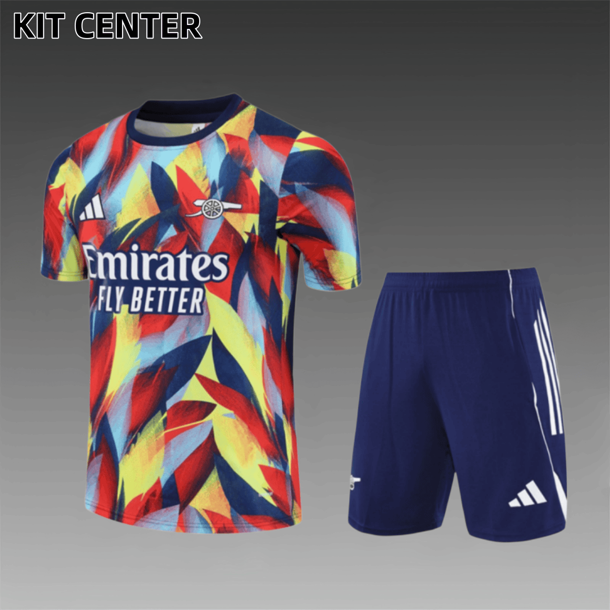 2025/2026 Arsenal Adult Short Sleeve Training Wear (Adult Kids Kit)
