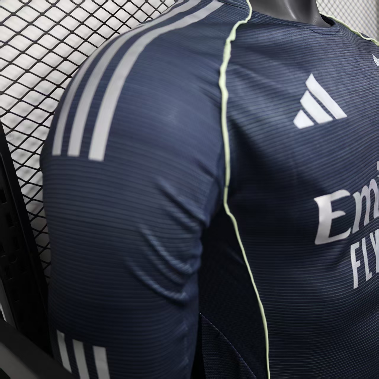 2025/2026 Real Madrid Away Long Sleeve Football Shirt (Player Edition）