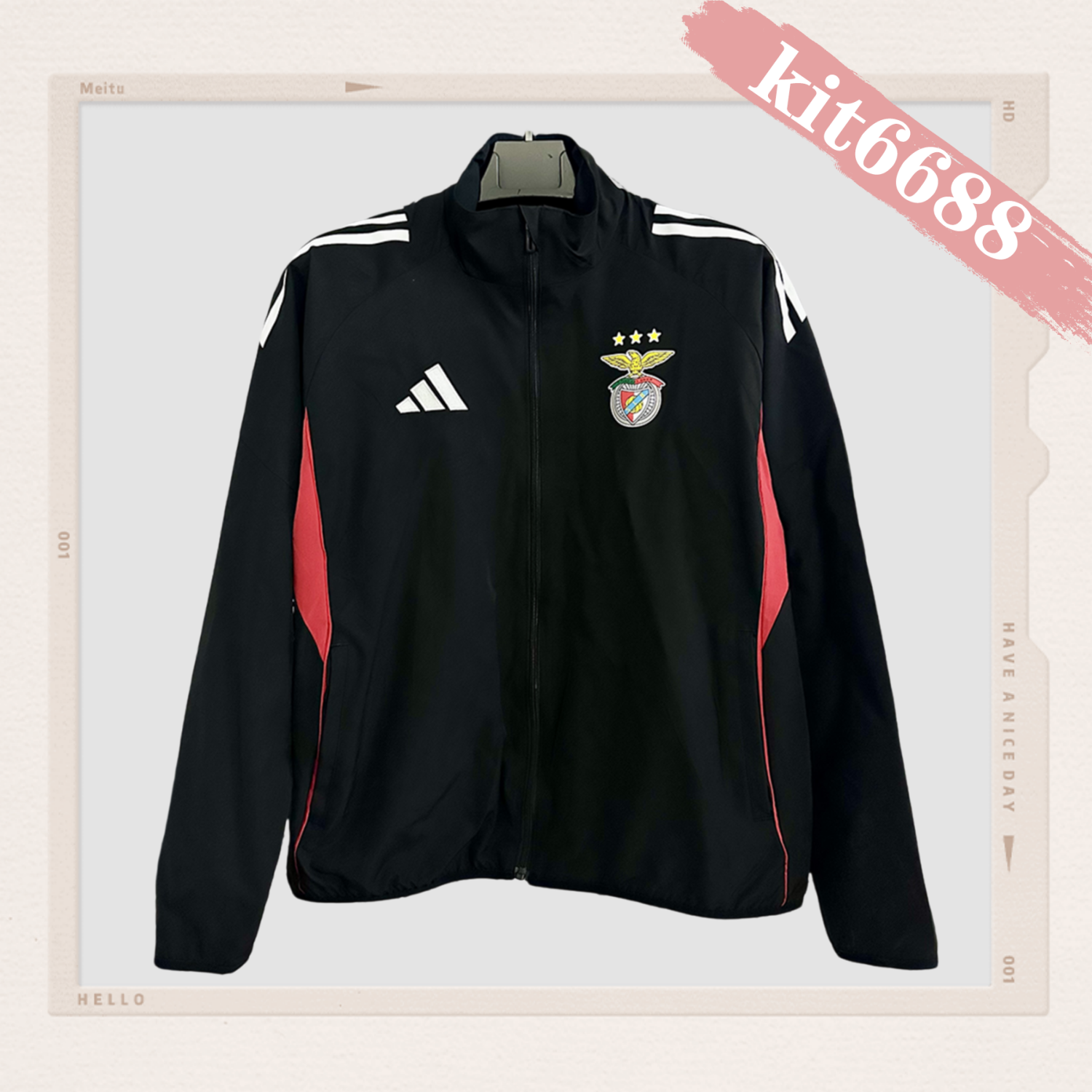 2025/2026 Benfica Embroidered Football Windbreaker