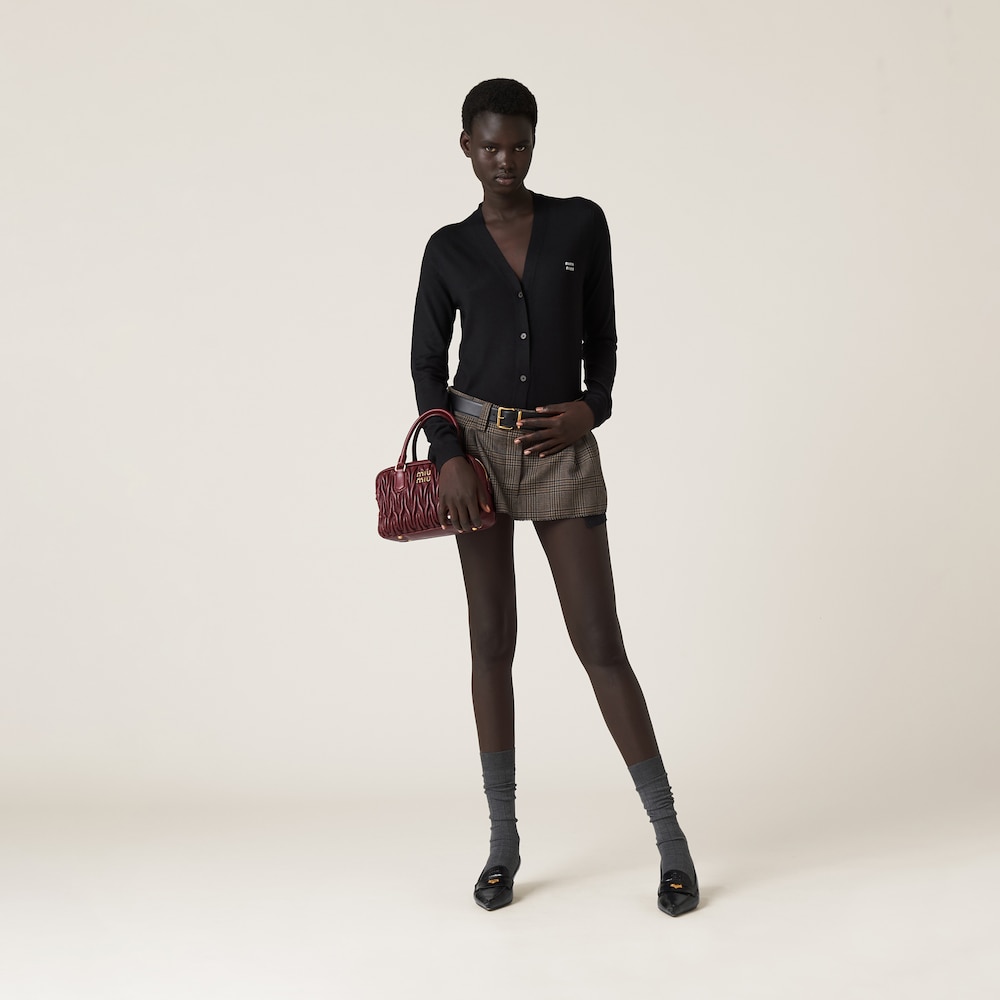 Cashmere and silk cardigan