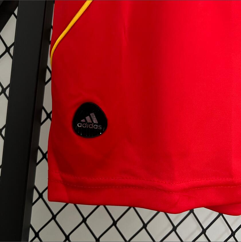 2008 Spain home Retro Football Shirt