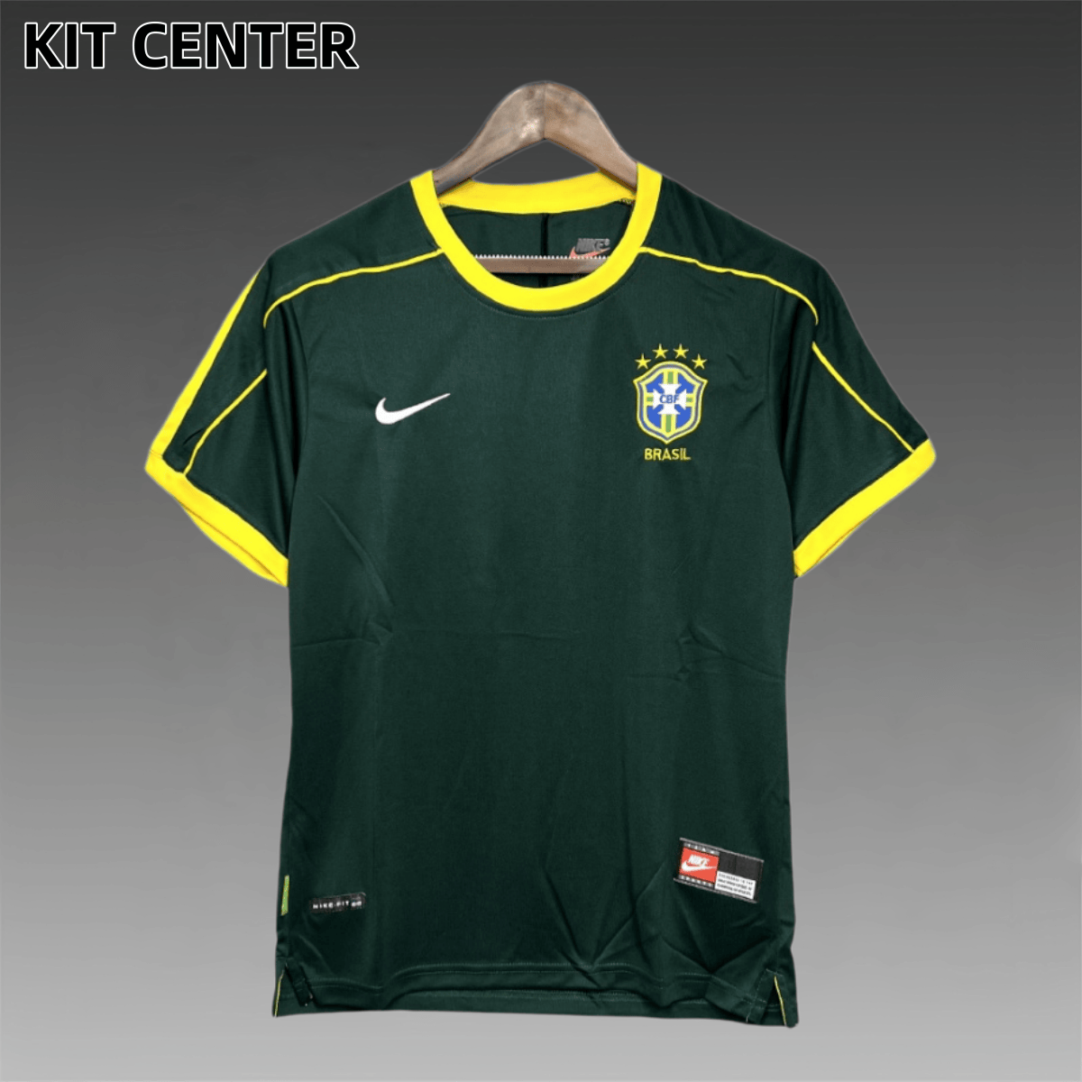 1998 Brazil Goalkeeper Retro Football Shirt