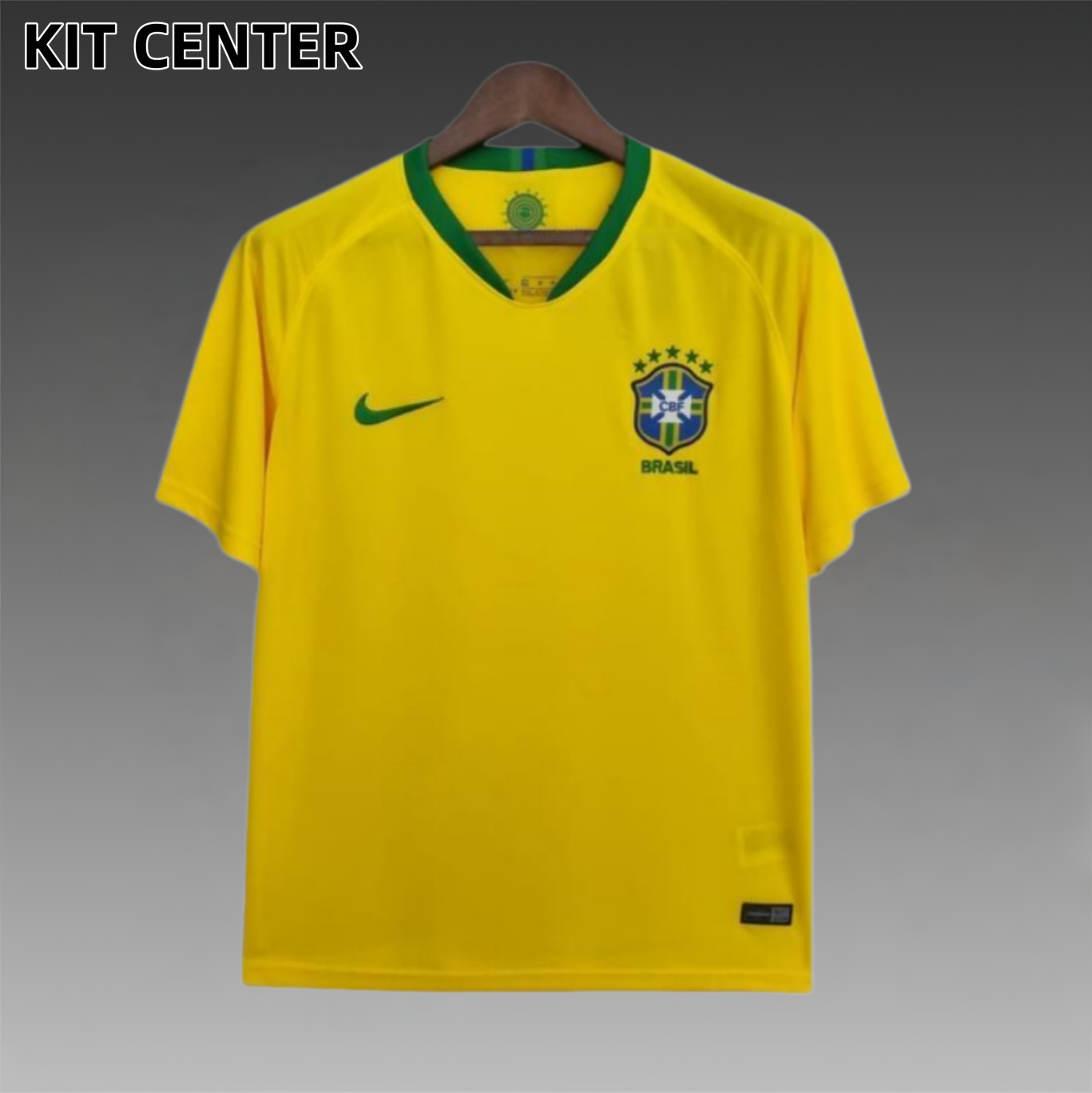 2018 Brazil Home Retro Football Shirt