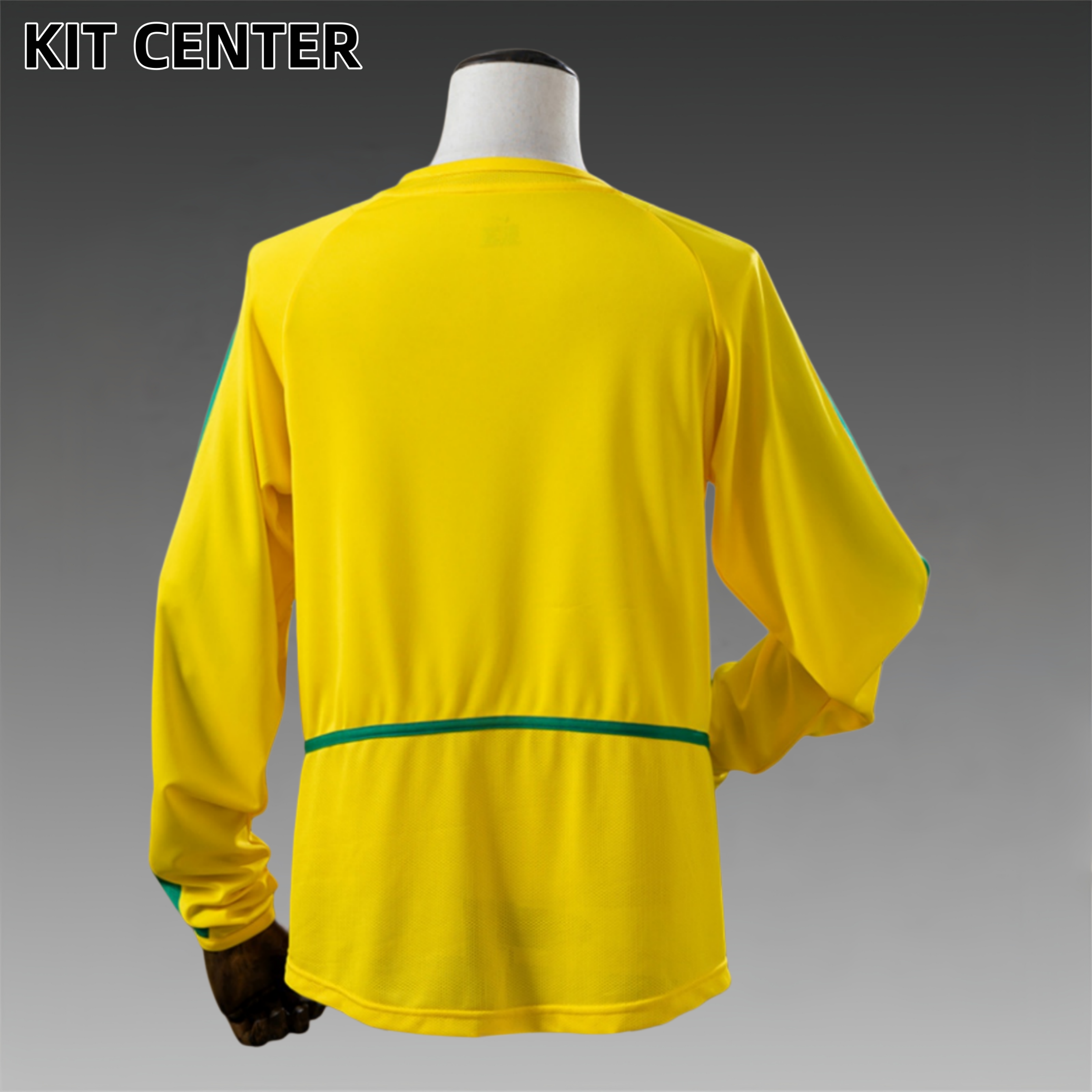 2002 Brazil home Long Sleeve Retro Football Shirt