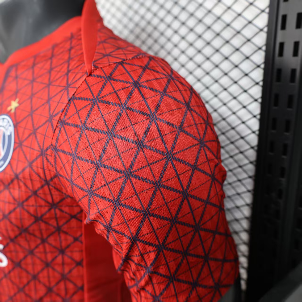 2025/2026 Paris Saint-Germain Red Special Edition European Cup Champions Jersey (Player Edition)