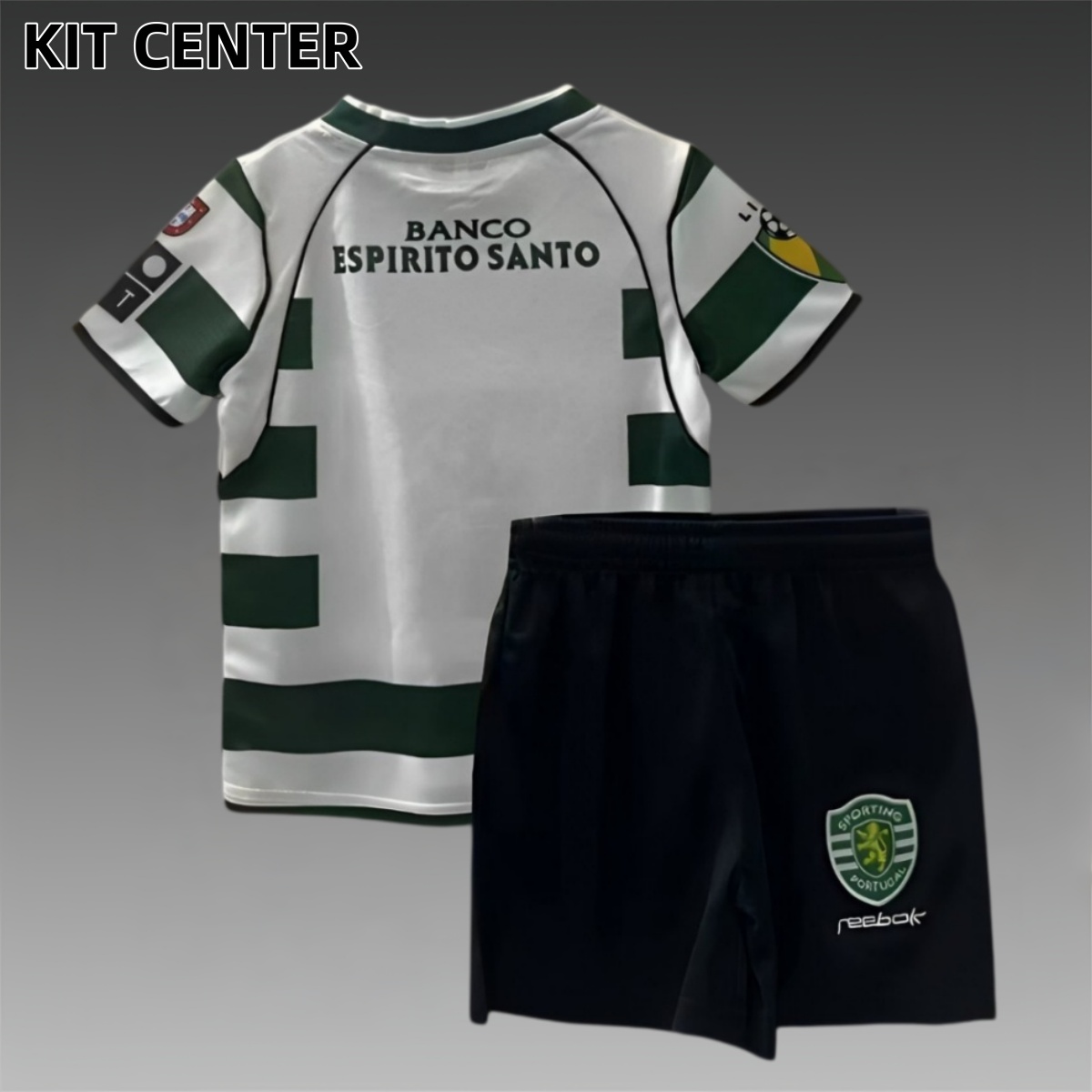 2001/2002 Sporting Lisbon Home Retro Football Shirt（Retro Kids Kit）