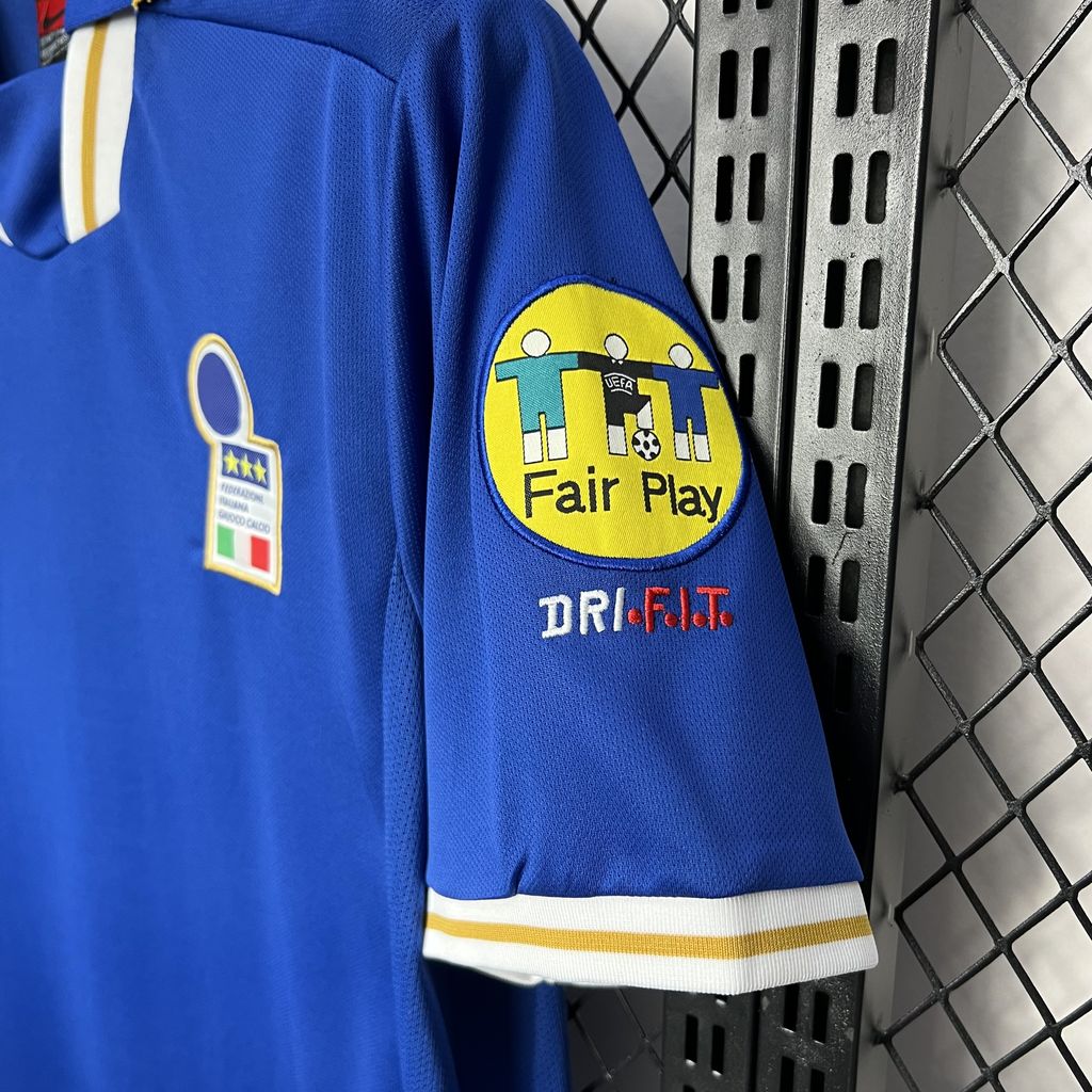 1996 Italy Home Retro Football Shirt