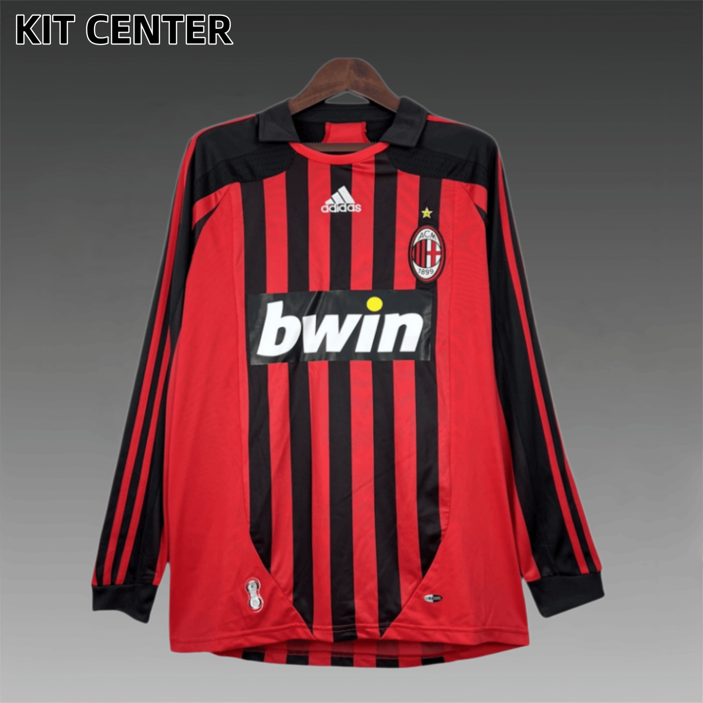 2007/2008 AC Milan Home Retro Long Sleeve Football Shirt