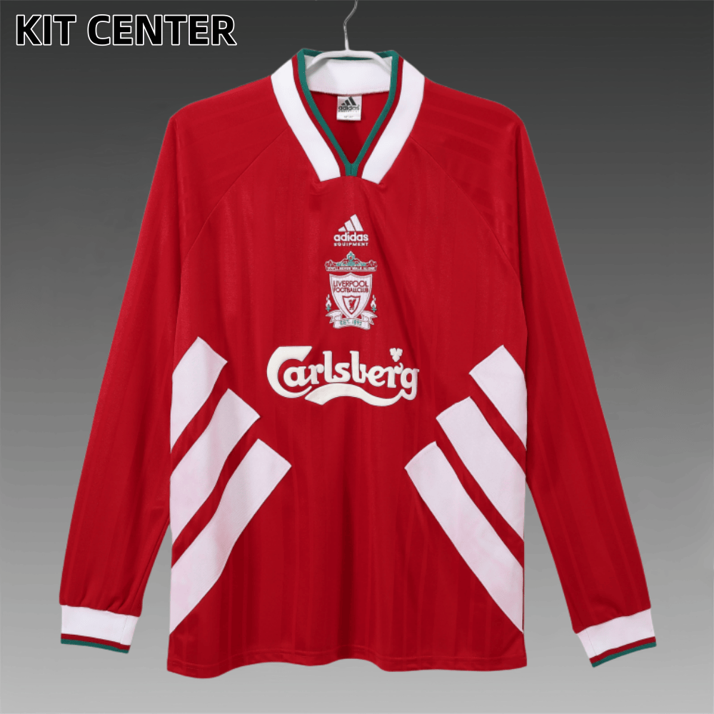 93/95 Liverpool home Retro long sleeves Football Shirt