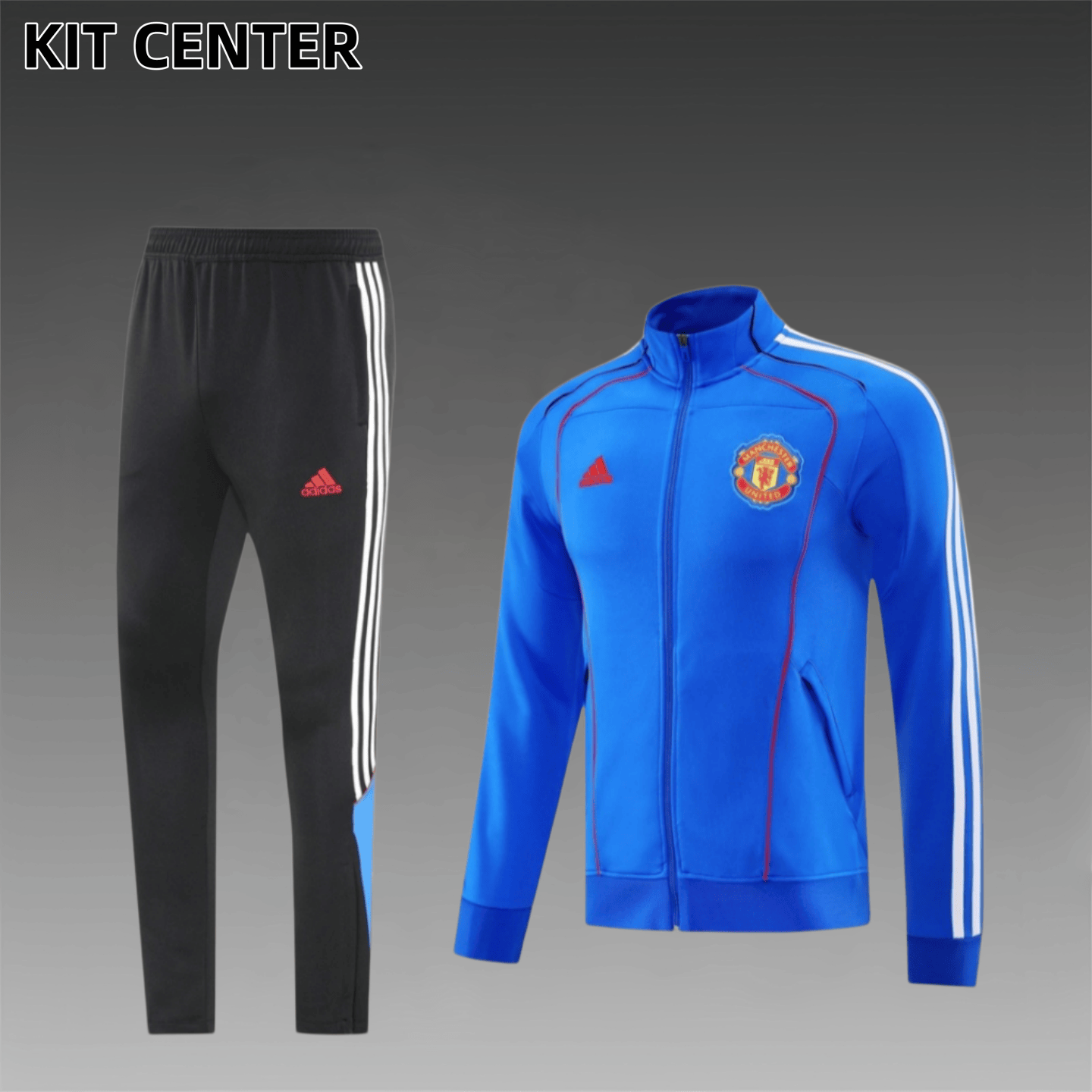25/26 Manchester United Full Zipper Training Suit (Adult Set)