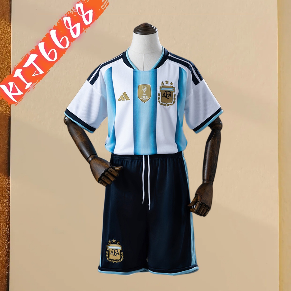 2026 Argentina Home Football Shirt (Adult Kids Kit socks)
