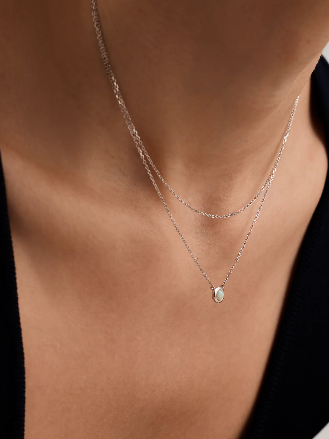 Opal Layered Necklace