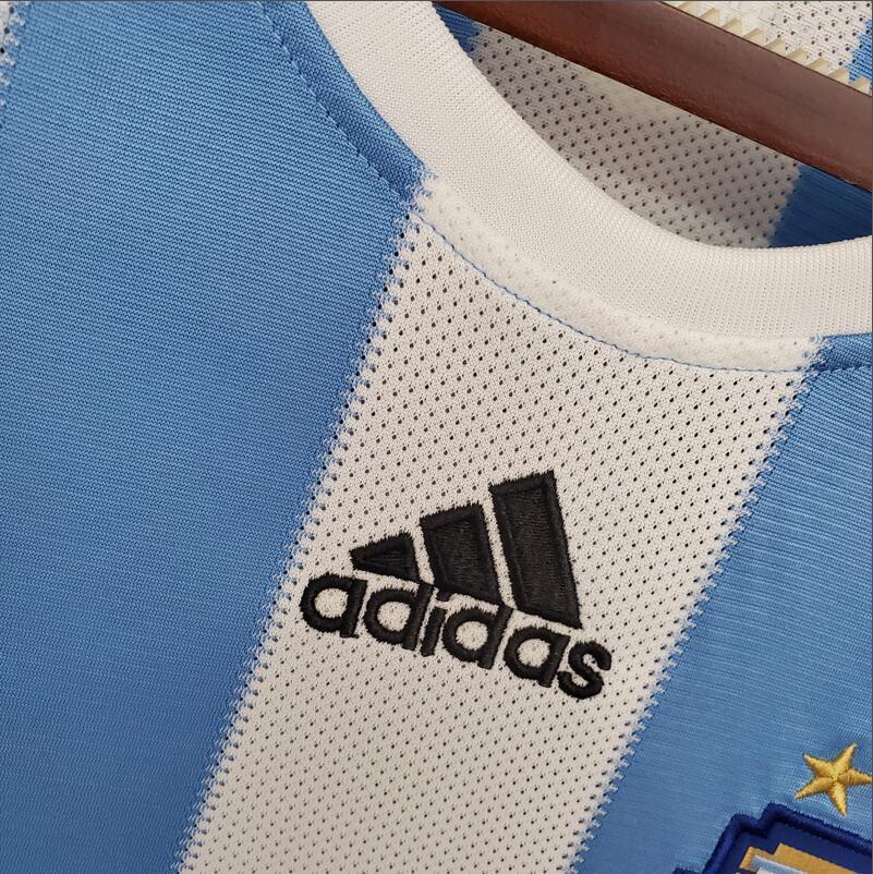 2010 Argentina Home Retro Football Shirt